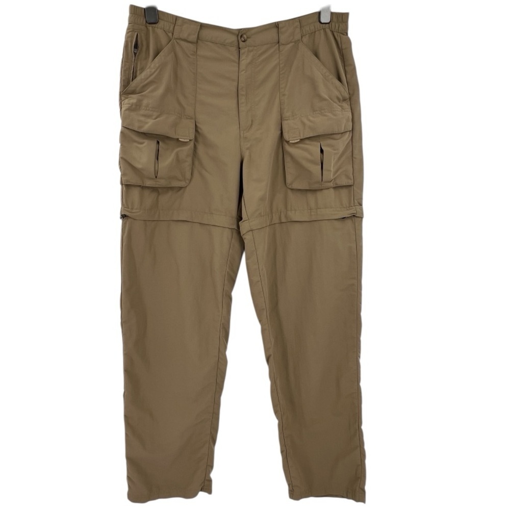 L.L.Bean Convertible Cargo Hiking Pants/Shorts Tan Large Tall